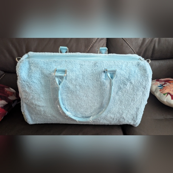 Dolls Kill x Care Bears Fuzzy Weekender Duffel Bag - Picture 8 of 12